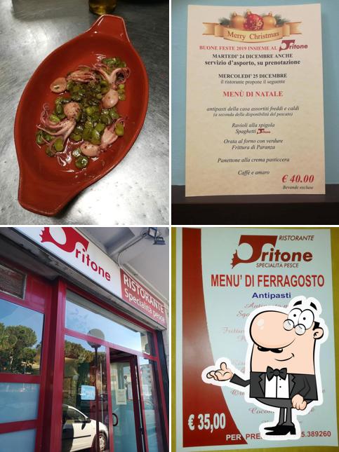 Siediti a un tavolo di Ristorante Tritone
