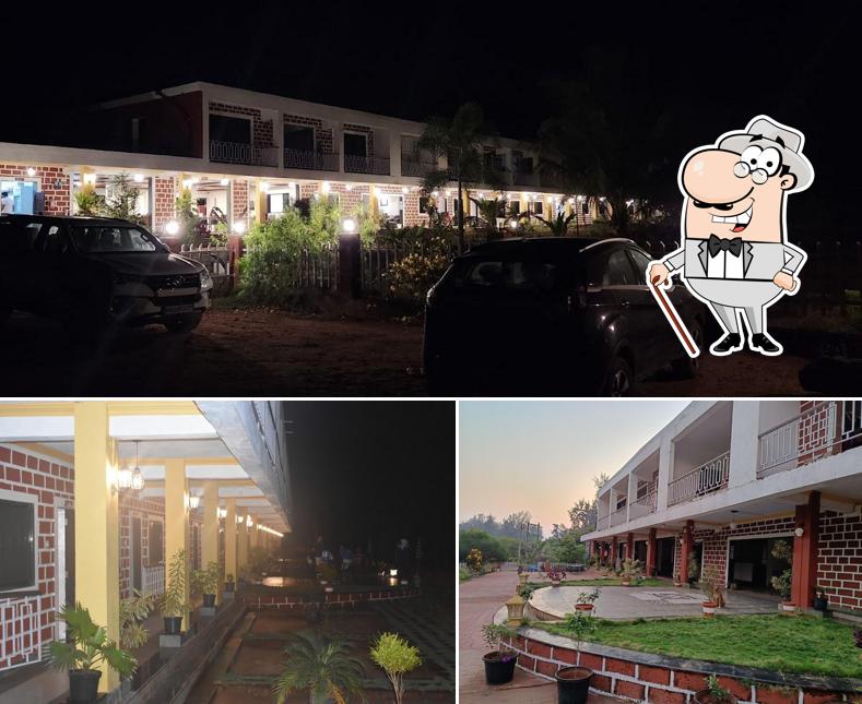 The outside part is an important feature of Nityanand Pride Beach Stay Resort