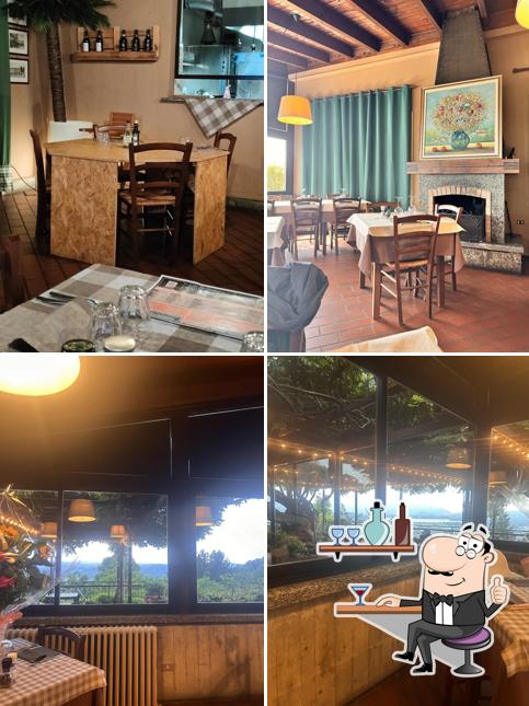 Siediti a un tavolo di Al Glicine trattoria con vista