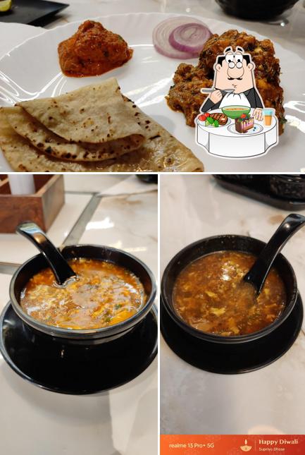 Hot and sour soup at Garden View Cafe - Coffee Day