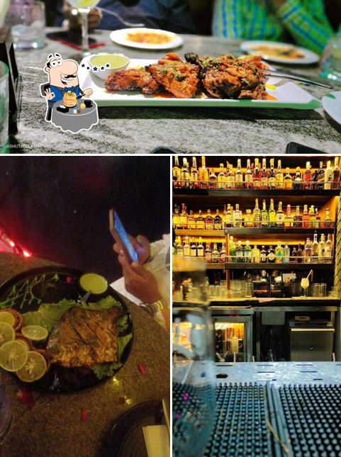 Food at RYU Rooftop Bar