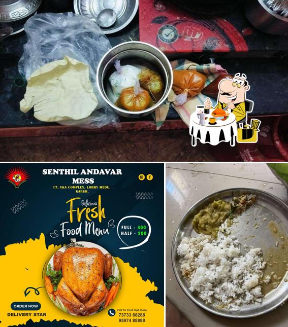 Food at Senthil Andavar Mess