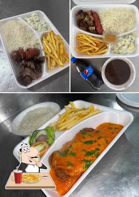 Batata frita em Churrascaria Assados Coqueiro