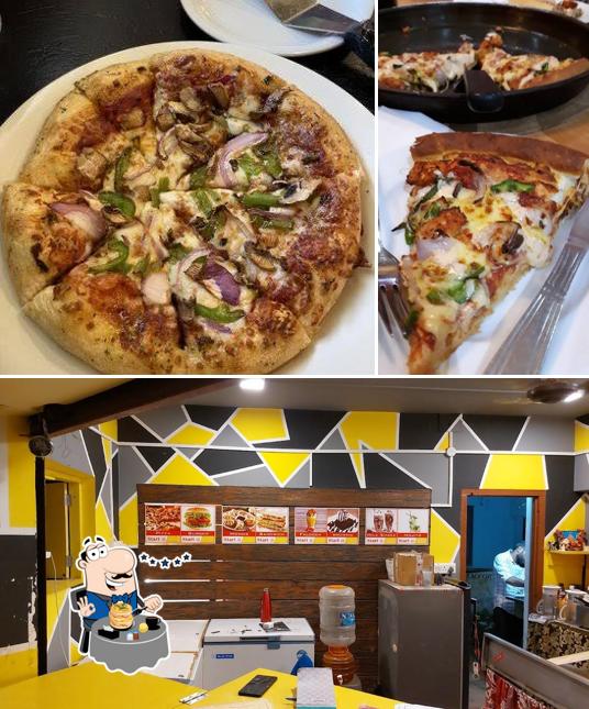 Italian pizza &cafe is distinguished by food and interior
