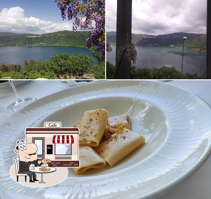 Guarda la immagine che mostra la esterno e cibo di Ristorante Capodiferro