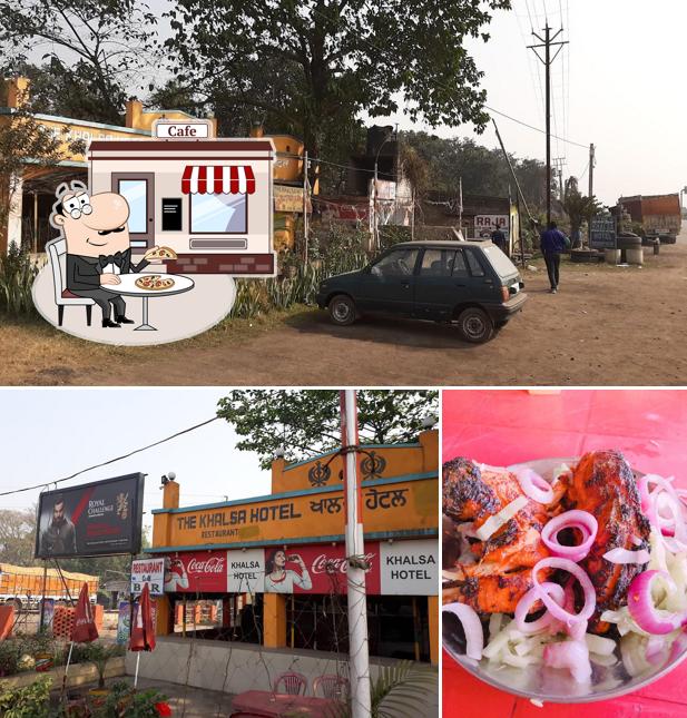 Enjoy the view at the outside area of THE KHALSA HOTEL RESTAURANT