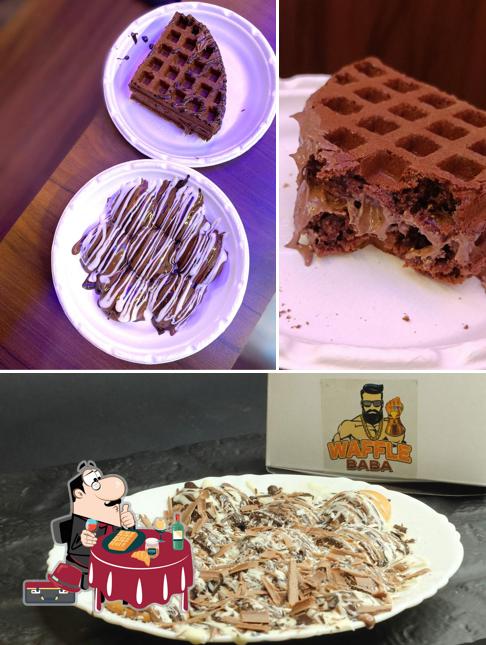 Waffles at Waffle Baba