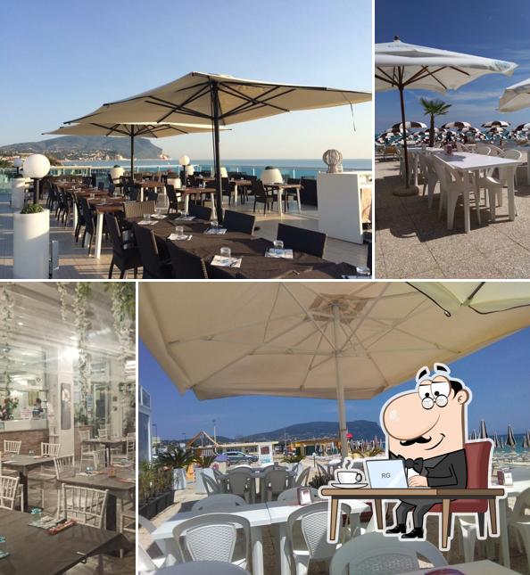 Gli interni di Crystal 37 | Ristorante Pizzeria - Bar - Stabilimento Balneare