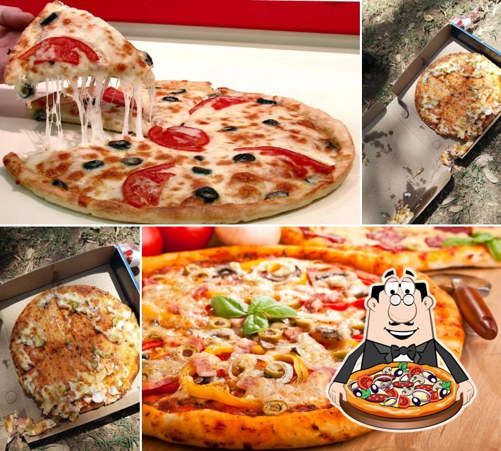 Pick different kinds of pizza