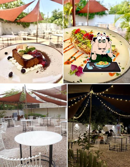 This is the image displaying food and interior at Maeri