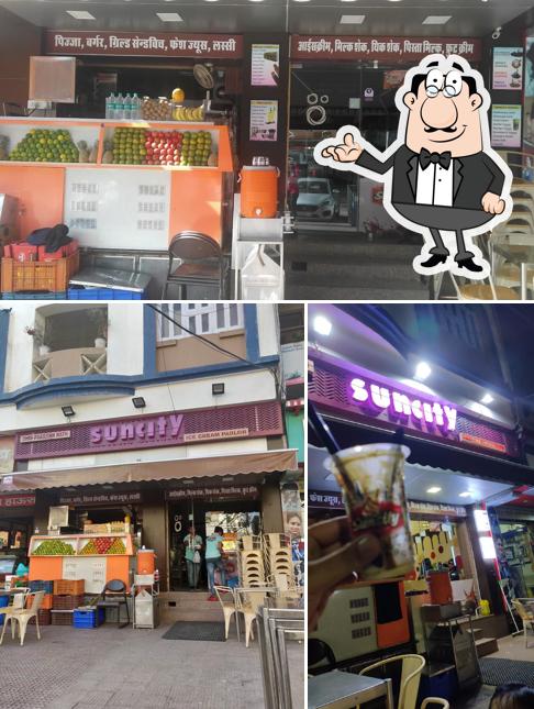 Check out how Suncity Ice cream Parlour looks inside