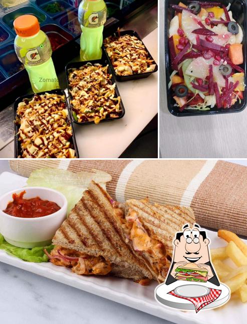 Club sandwich at Muscleholics Batala