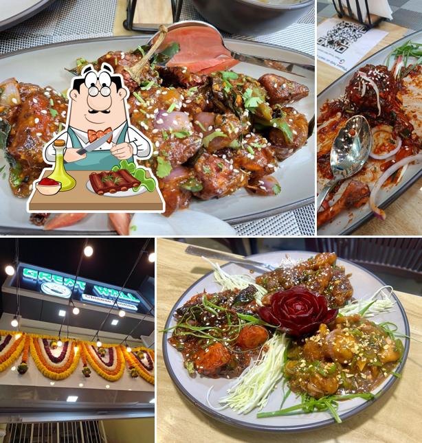 Baby back ribs at Great Wall Chinese Cuisine