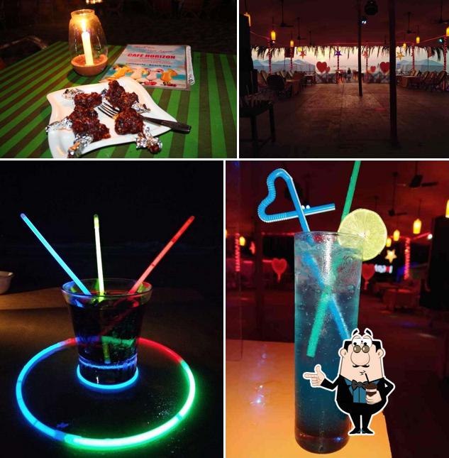 Enjoy a beverage at Cafe Horizon