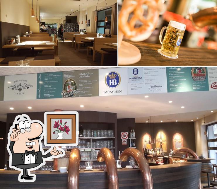 Gli interni di Lanahof Restaurant Pizzeria beer & live