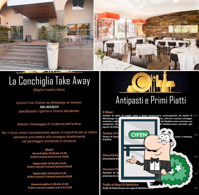 Goditi la vista dagli esterni di Ristorante - Hotel La Conchiglia