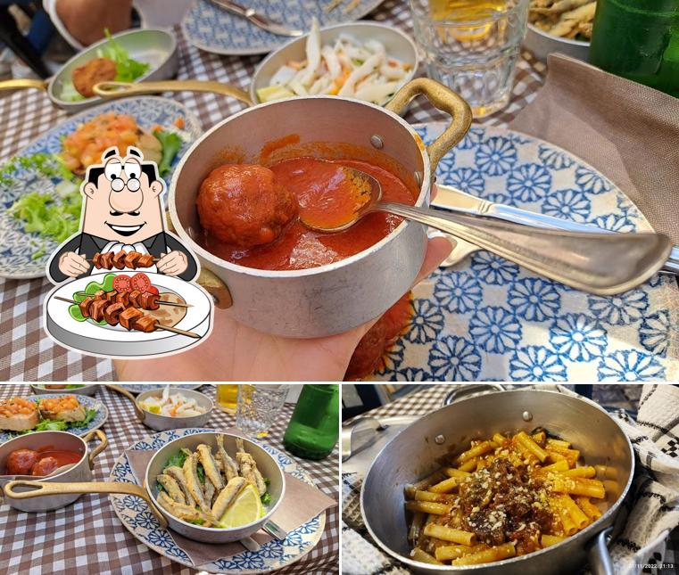 Platti al Trattoria Antonio La Trippa Salerno
