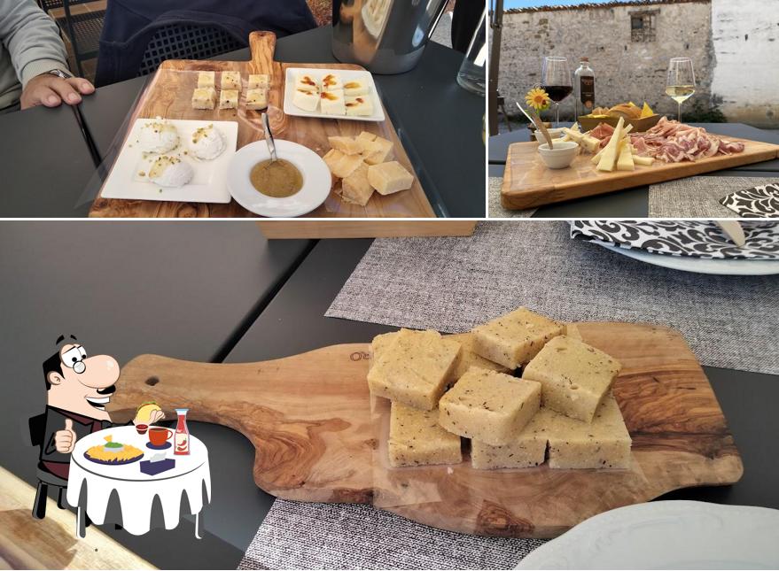 Piatto di formaggi al Trattoria Al Leon D'Oro