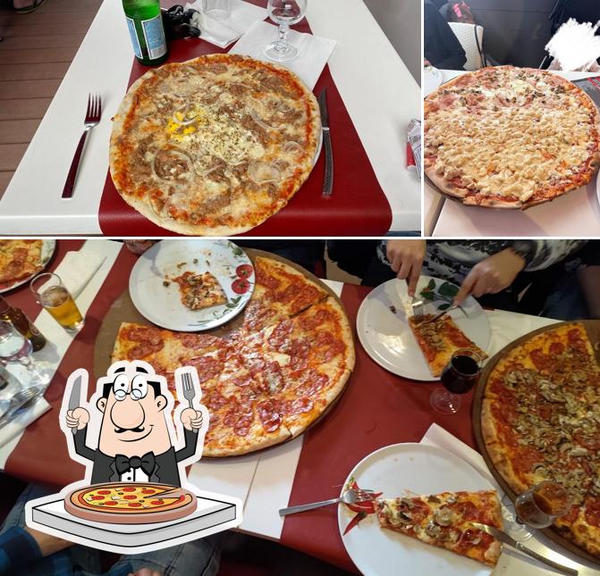 Essayez de nombreux types de pizzas