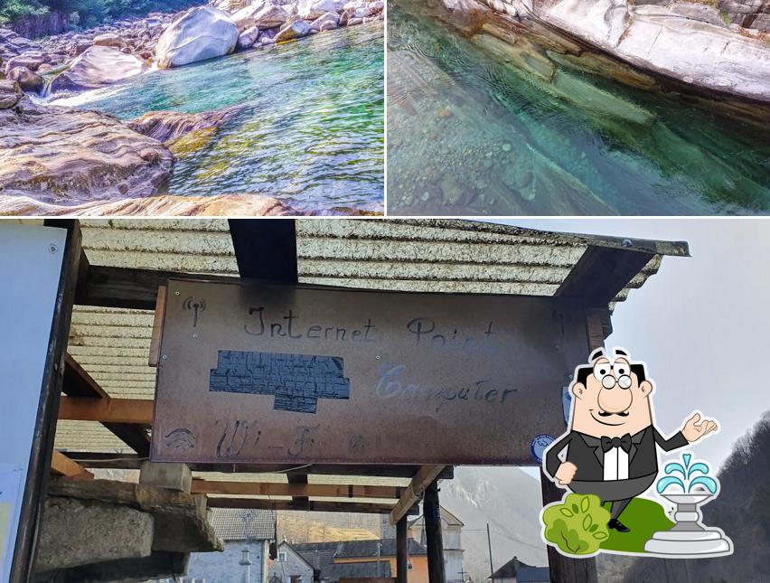 Goditi la vista dall'area esterna di Chiosco Deka