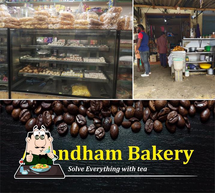 Food at Anandham Bakery