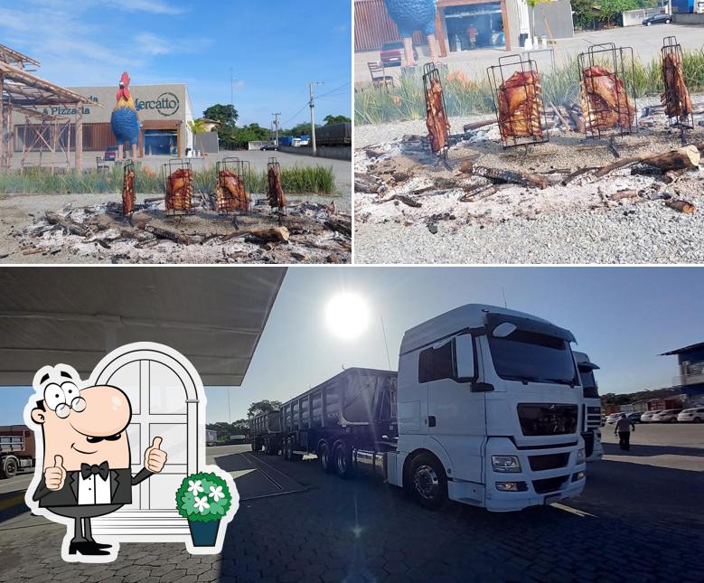 Veja imagens do exterior do MERCATTO CHURRASCARIA E PIZZARIA