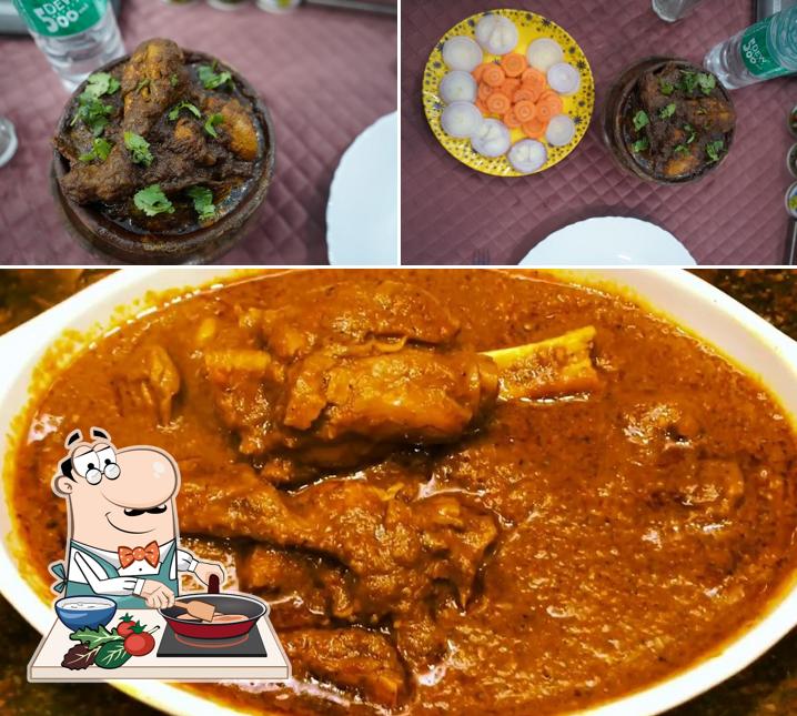Chicken curry at kitchen handi restaurant