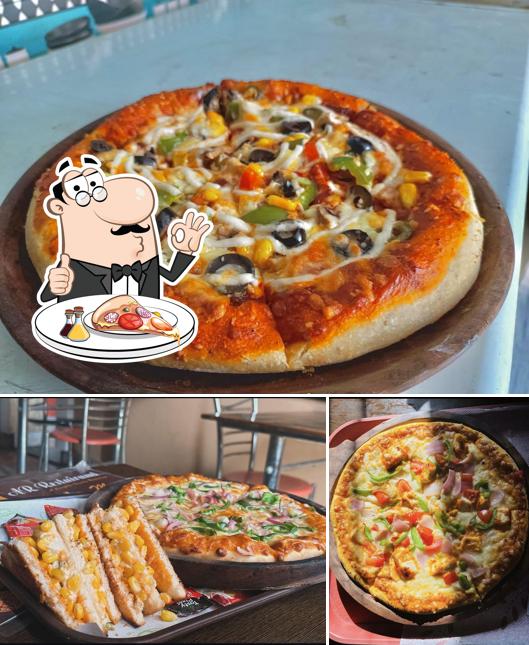 Order pizza at AR Restaurant