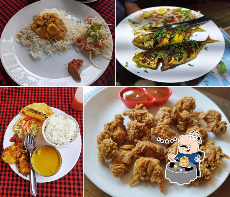 Food at Corner Shack