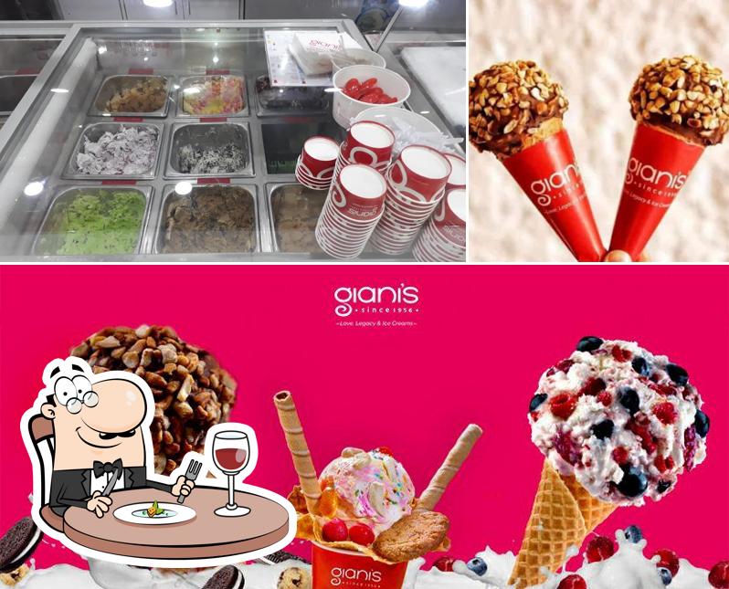 Meals at Giani's Ice Cream