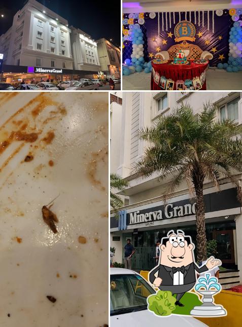Enjoy the view outside Minerva Grand Restaurant