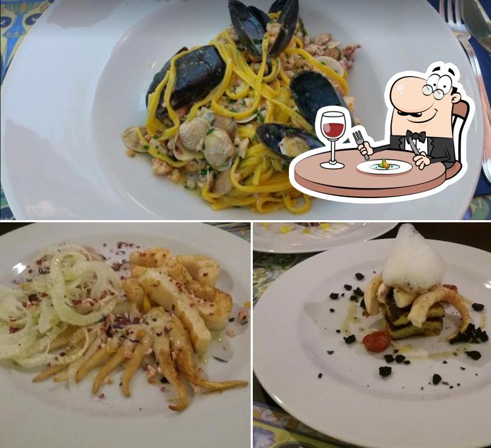 Platti al Osteria Mocambo