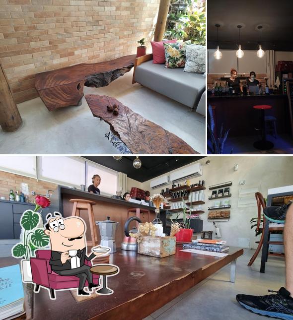 O interior do Garimpo da Barista