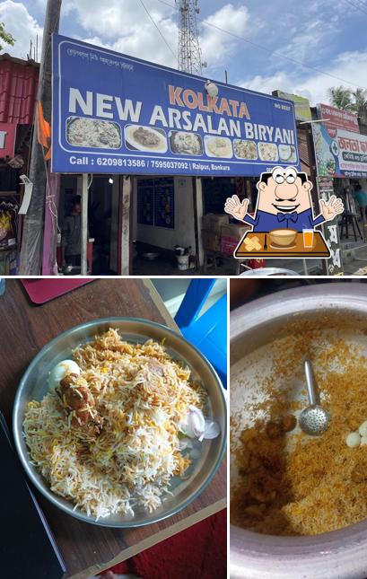 Kolkata New Arsalan Biriyani is distinguished by food and exterior