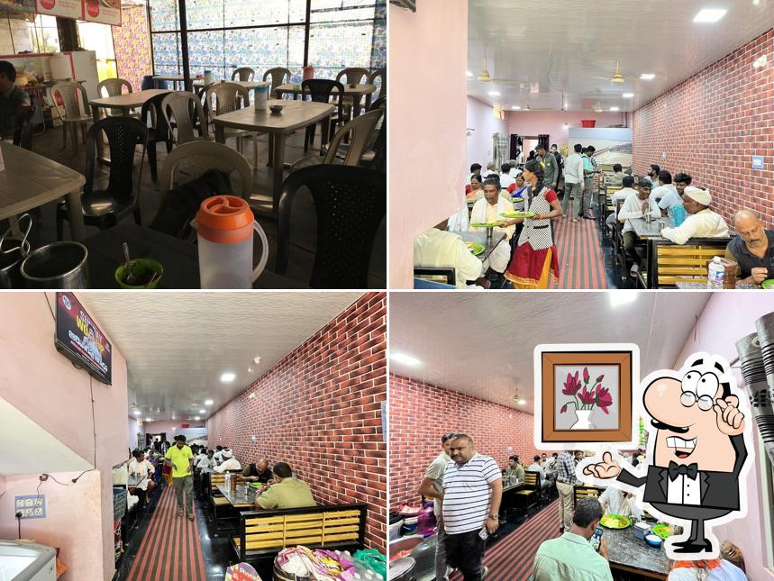 The interior of VijayDurga Andhra Bhojanam& Andhra food catering and bananaleaf purely andhra style special bhojana