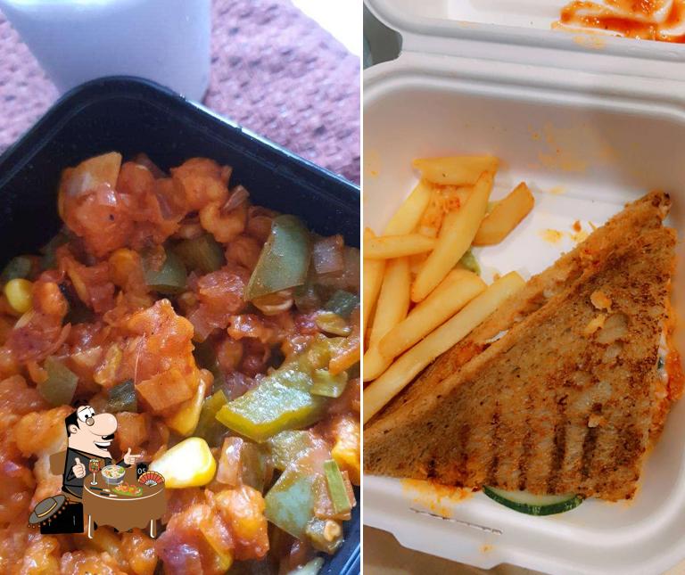 Food at Delidine Cafe