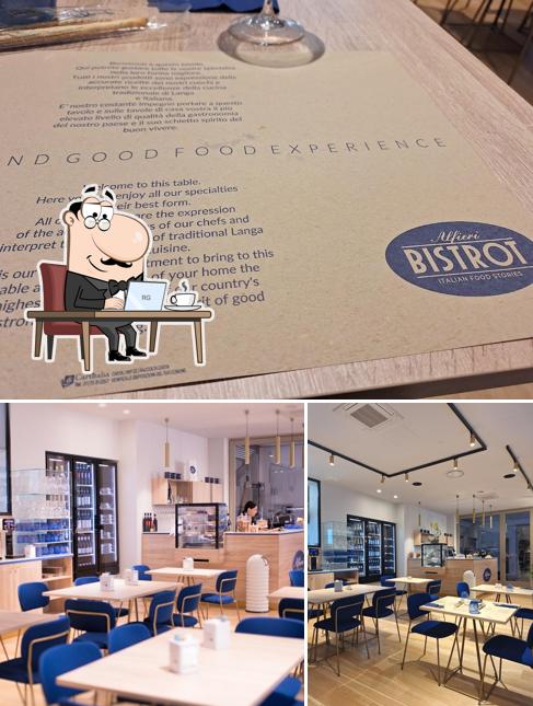 La immagine di interni e bevanda da Alfieri Bistrot - Italian Food Stories