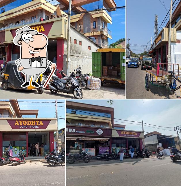 The exterior of Ayodhya Seafood Lunch Home