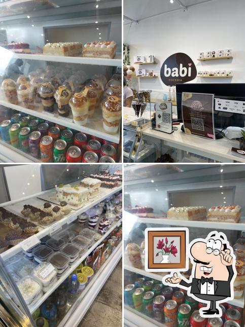 O interior do Babi Doceria
