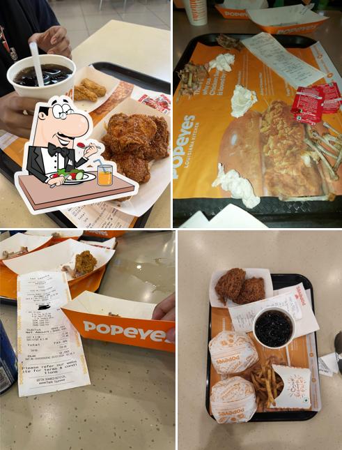 Food at Popeyes - Famous Louisiana Chicken