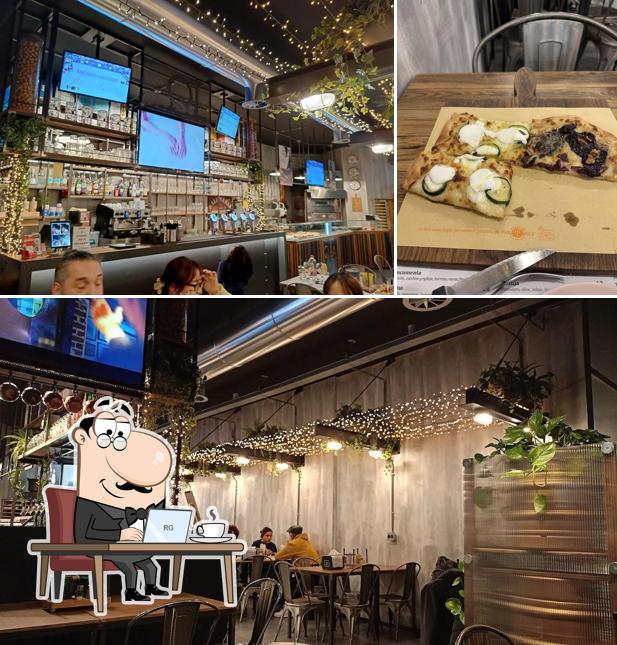 Gli interni di Quadro Pizza & Beer