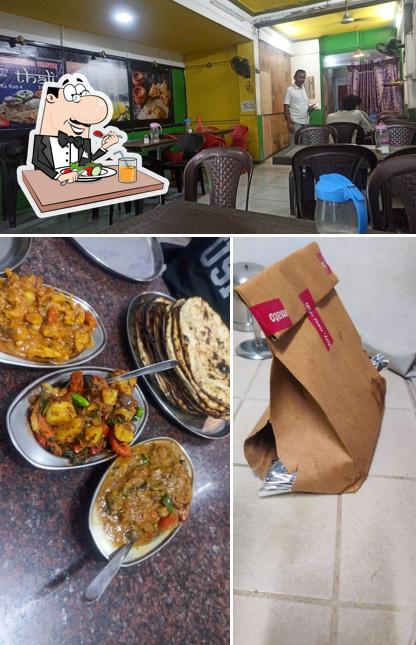 Check out the image showing food and interior at MY RAJASTHANI TASTE