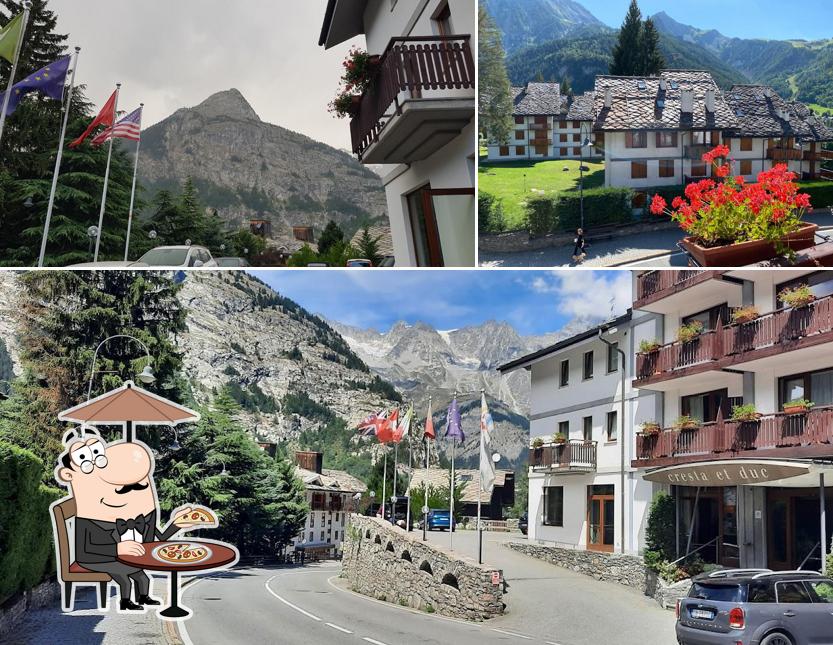 Gli esterni di Cresta et Duc Contemporary Alpine Hotel