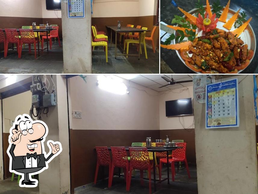 The photo of Food zone’s interior and food