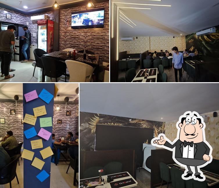 The interior of Grillland