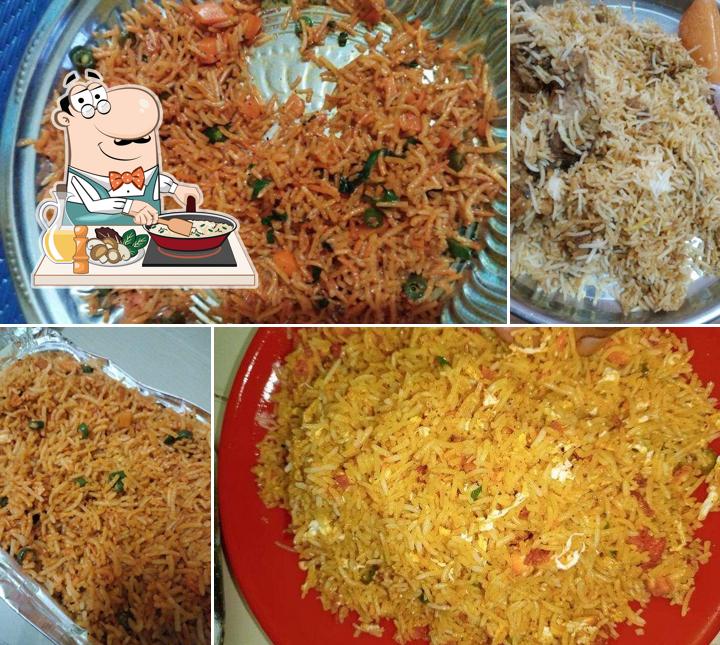 Fried rice at Dhevar Hotel