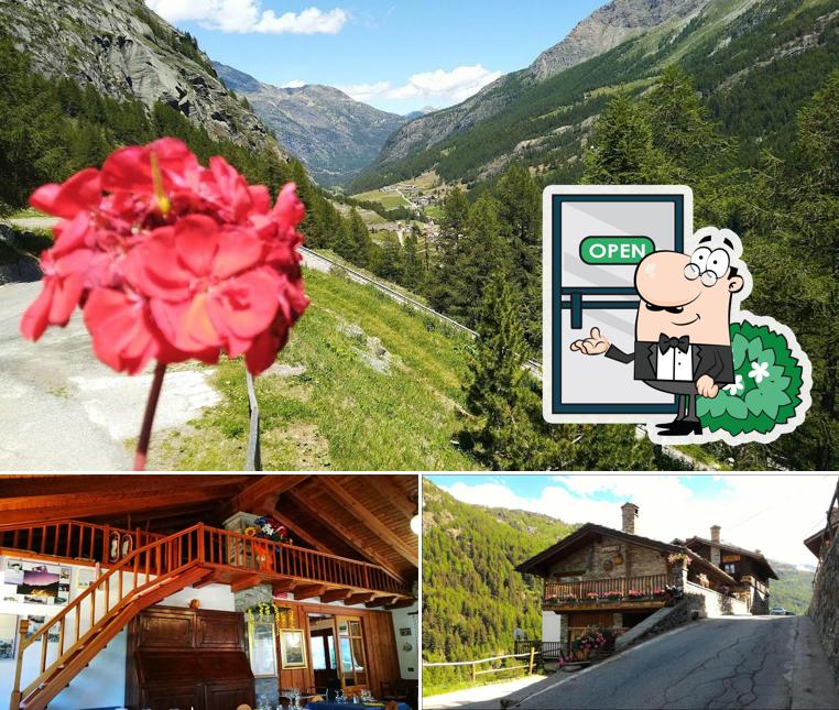 Gli esterni di Hotel Ristorante Perret