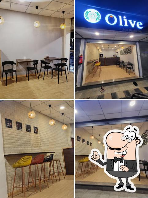The interior of Olive Italian Pasta Hub