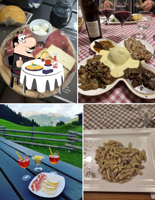 Piatto di formaggi al Ristorante Malga Peniola