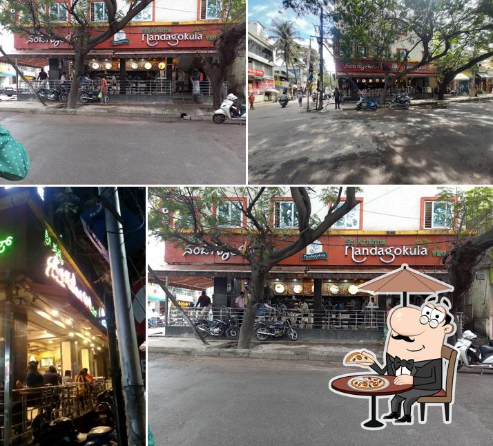 The exterior of Sri Krishna Nandagokula Veg